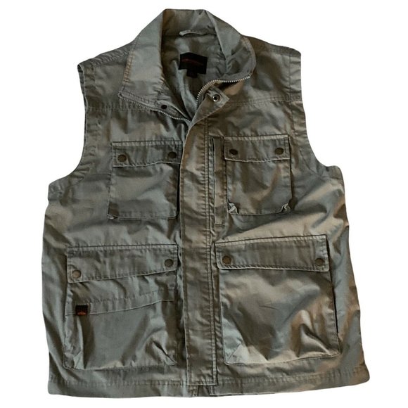 Northwest Territory Other - Northwest Territory Vest Mens Small Olive Full Zip Hiking Fishing Outdoors Camp
